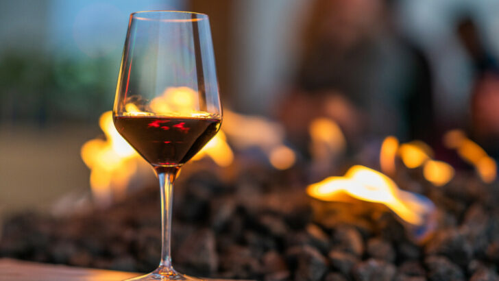 Red Wine and Fire Pit